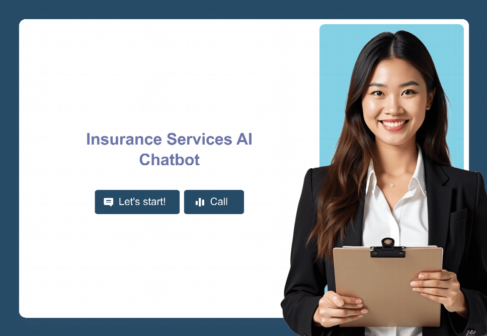 Insurance Services AI Chatbot Template | Jotform