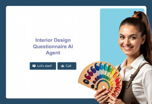 Interior Design Questionnaire AI Agent Template Thumbnail