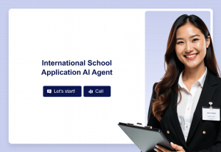 International School Application AI Agent Template Thumbnail