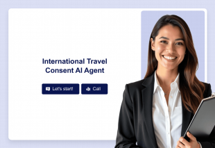 International Travel Consent AI Agent Template Thumbnail