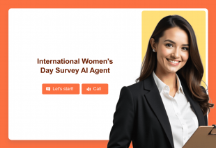 International Women's Day Survey AI Agent Template Thumbnail