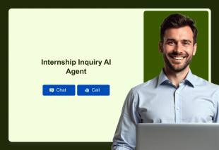 Internship Inquiry AI Agent Template Thumbnail