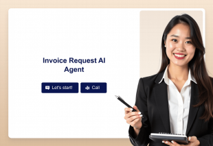 Invoice Request AI Agent Template Thumbnail