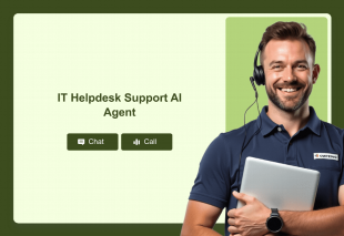 IT Helpdesk Support AI Agent Template Thumbnail