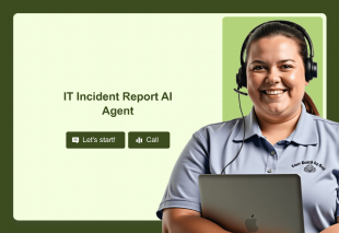 IT Incident Report AI Agent Template Thumbnail