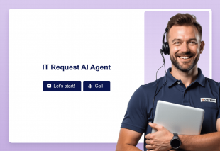 IT Request AI Agent Template Thumbnail