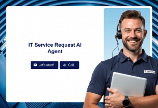 IT Service Request AI Agent Template Thumbnail