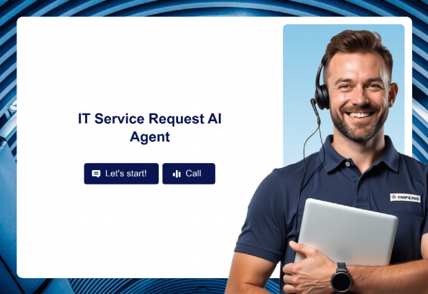 IT Service Request AI Agent Slide