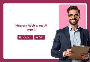 Itinerary Assistance AI Agent Template Thumbnail