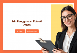 Izin Penggunaan Foto AI Agent Template Thumbnail