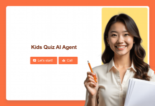 Kids Quiz AI Agent Template Thumbnail