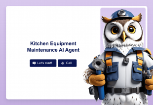 Kitchen Equipment Maintenance AI Agent Template Thumbnail