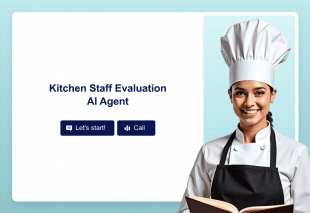 Kitchen Staff Evaluation AI Agent Template Thumbnail