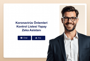 Koronavirüs Önlemleri Kontrol Listesi Yapay Zeka Asistanı Thumbnail