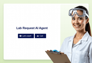 Lab Request AI Agent Template Thumbnail