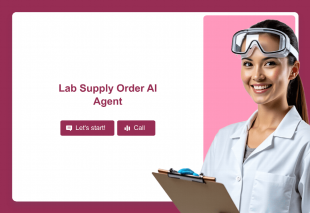 Lab Supply Order AI Agent Template Thumbnail