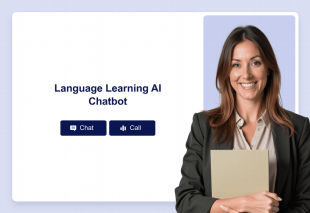 Language Learning AI Chatbot Template Thumbnail