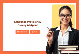 Language Proficiency Survey AI Agent Template Thumbnail