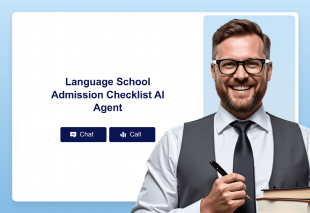 Language School Admission Checklist AI Agent Template Thumbnail