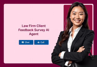 Law Firm Client Feedback Survey AI Agent Template Thumbnail