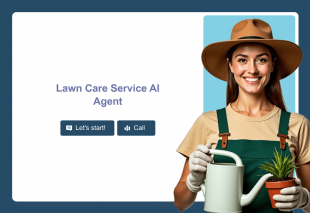 Lawn Care Service AI Agent Template Thumbnail