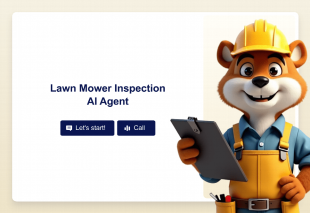 Lawn Mower Inspection AI Agent Template Thumbnail