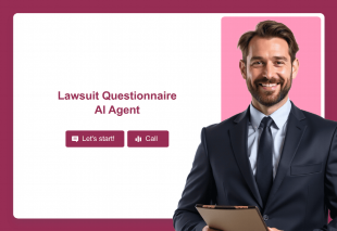 Lawsuit Questionnaire AI Agent Template Thumbnail