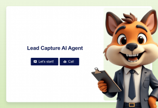 Lead Capture AI Agent Template Thumbnail