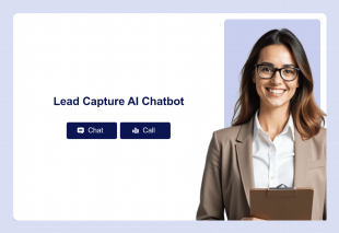 Lead Capture AI Chatbot Template Template Thumbnail