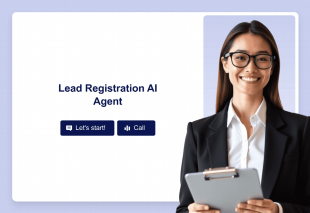 Lead Registration AI Agent Template Thumbnail