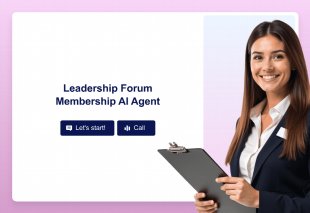 Leadership Forum Membership AI Agent Template Thumbnail