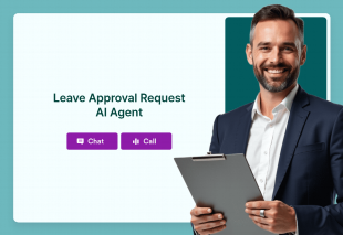 Leave Approval Request AI Agent Template Thumbnail