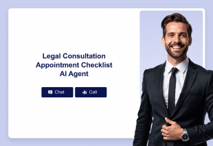 Legal Consultation Appointment Checklist AI Agent Template Thumbnail