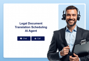 Legal Document Translation Scheduling AI Agent Template Thumbnail