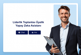 Liderlik Toplantısı Üyelik Yapay Zeka Asistanı Template Thumbnail