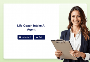 Life Coach Intake AI Agent Template Thumbnail