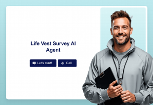 Life Vest Survey AI Agent Template Thumbnail