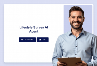 Lifestyle Survey AI Agent Template Thumbnail