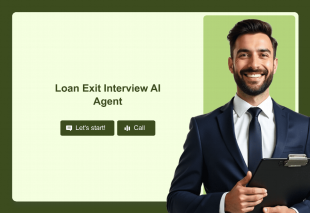 Loan Exit Interview AI Agent Template Thumbnail