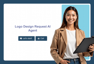 Logo Design Request AI Agent Template Thumbnail