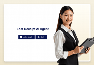Lost Receipt AI Agent Template Thumbnail