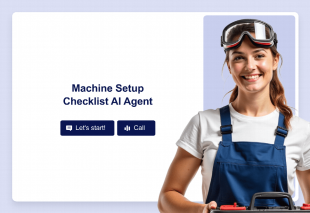 Machine Setup Checklist AI Agent Template Thumbnail