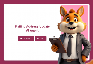 Mailing Address Update AI Agent Template Thumbnail