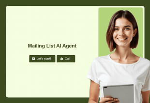 Mailing List AI Agent Template Thumbnail