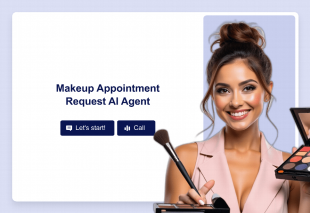 Makeup Appointment Request AI Agent Template Thumbnail