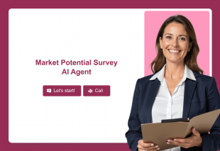 Market Potential Survey AI Agent Template Thumbnail