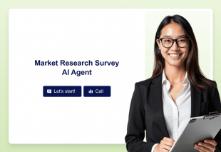 Market Research Survey AI Agent Template Thumbnail