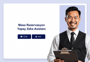 Masa Rezervasyon Yapay Zeka Asistanı Thumbnail