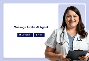 Massage Intake AI Agent Template Thumbnail