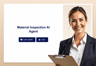 Material Inspection AI Agent Template Thumbnail